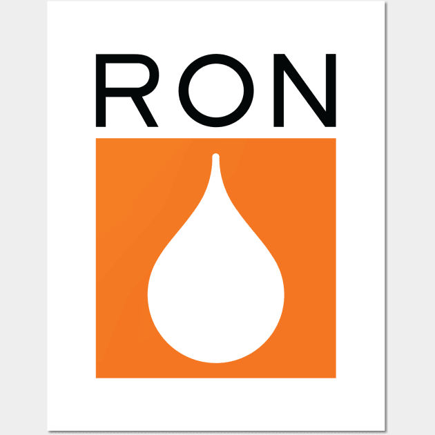 RON - GTA Oil Company Logo Wall Art by straightupdzign